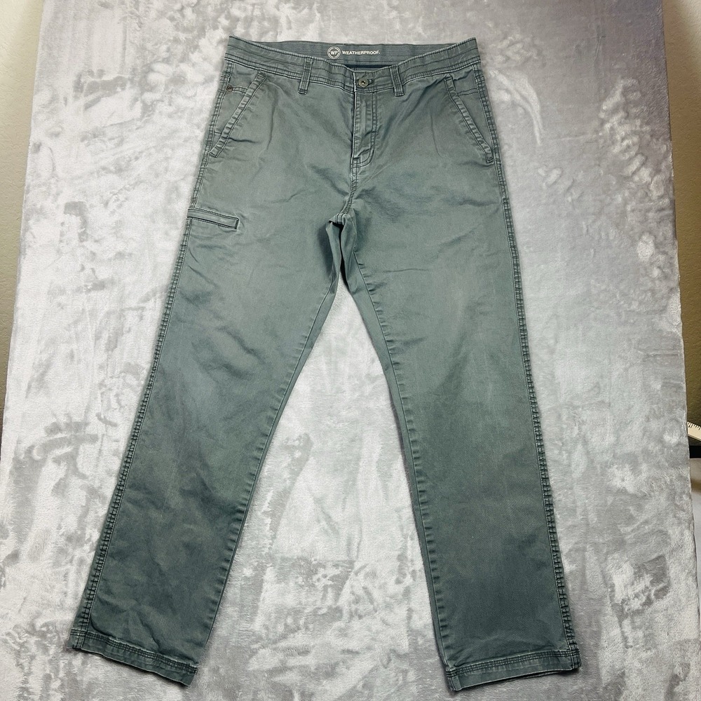 Weatherproof Pants Vintage 32x30 Regular Fit Gray Casual Slacks